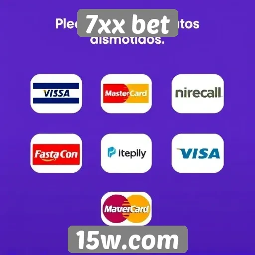 Métodos de pagamento disponíveis na 7xx bet
