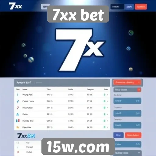 Interface do usuário do site 7xx bet avaliada